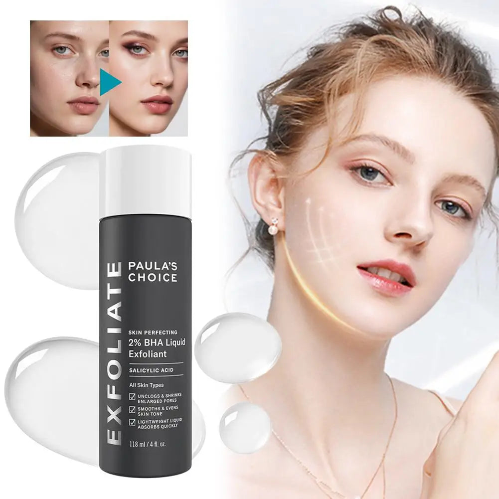 100% Authentic Paula's Choice SKIN PERFECTING 2% BHA Salicylic Acid Treatment Serum Gentle Exfoliation Smooth Skincare Essence