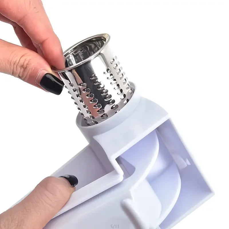 Rotary Cheese Grater - Hand Crank Easy Operation | Perfect for Pasta & Pizza Topping Your Pizza Making Best Friend Easy to Clean