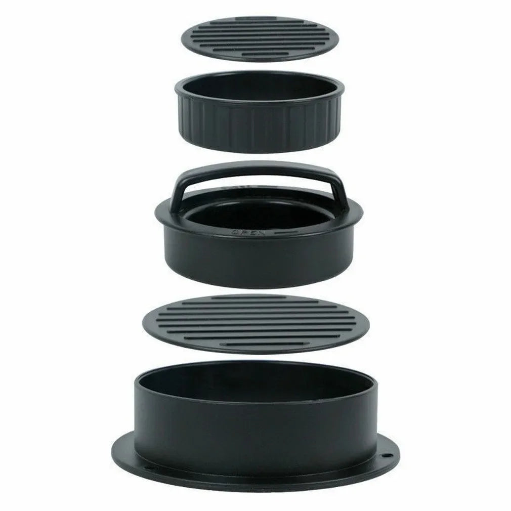 ABS Hamburger Press Meat Pie Press Stuffed Burger Mold Maker with Baking Paper Liners Patty Pastry Tools BBQ Kitchen Accessories