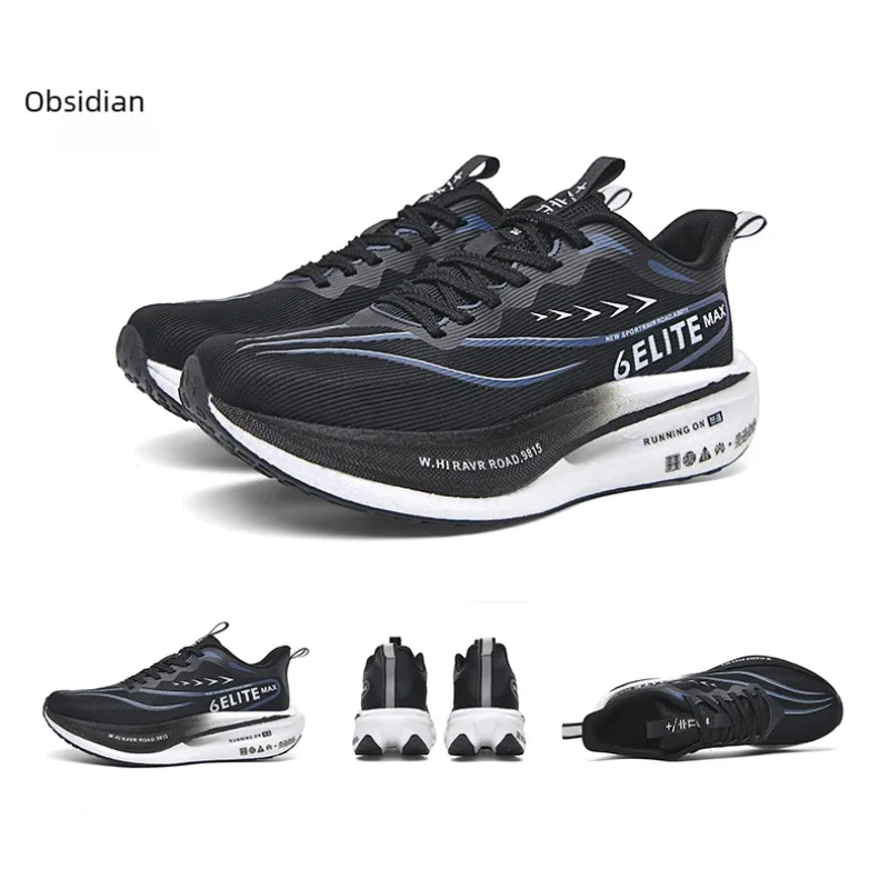 Running Shoes Men High Quality Full Palm Carbon Plate Cushion Professional Training Shoes Lightweight Wear-Resistant Sneakers
