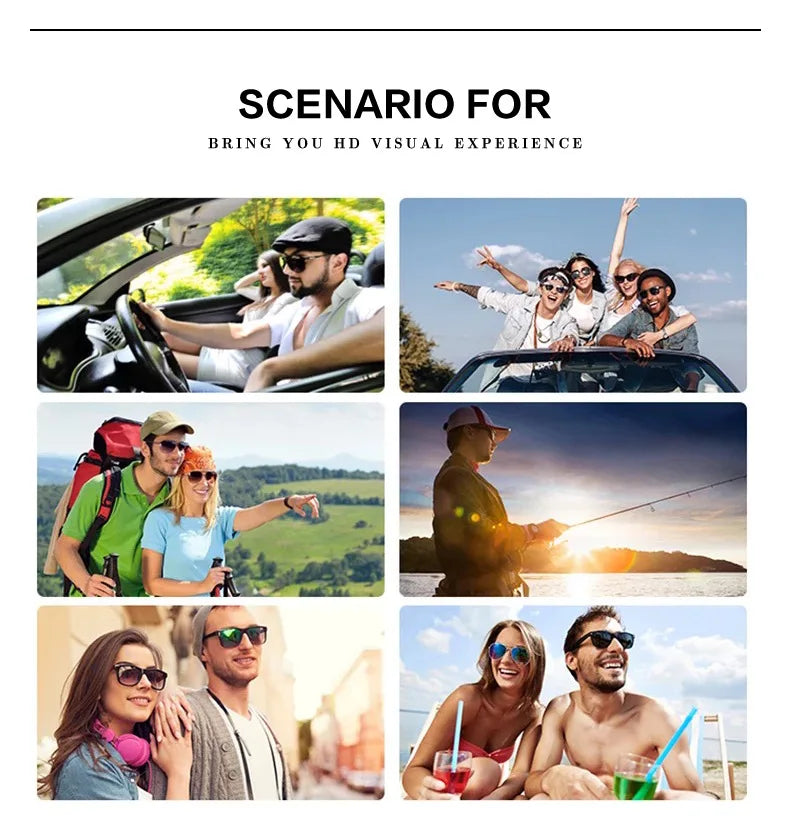 Retro Polarized Sunglasses for Men's Women's Large Frame Classic 90s Vintage Pilot Driving Eyewaer UV400 Protective Sun glasses