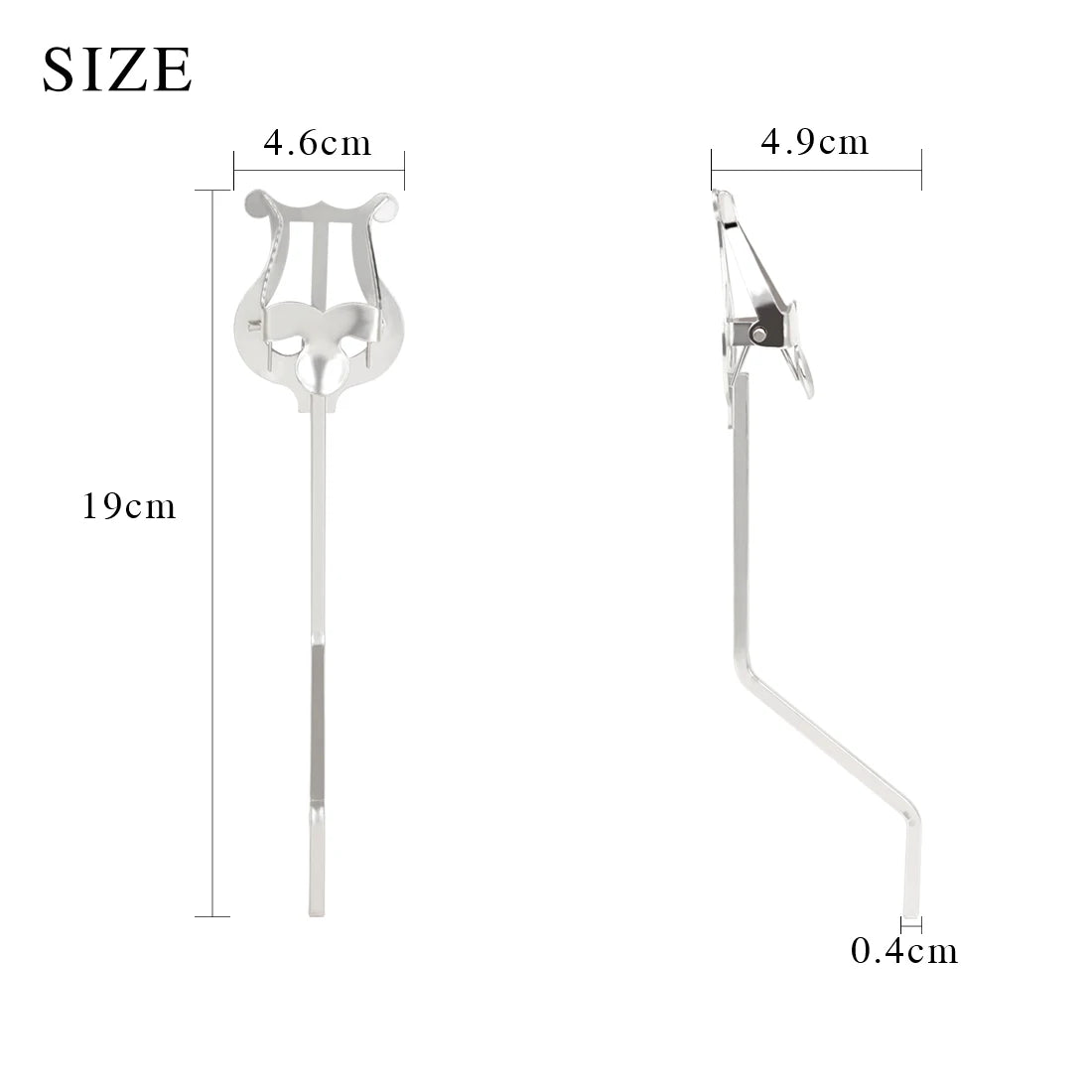 Music Stand Clarinet /Trumpet /Flute /Alto Saxophone  Portable Marching Sheet Music Stands Musical Instruments Accessories