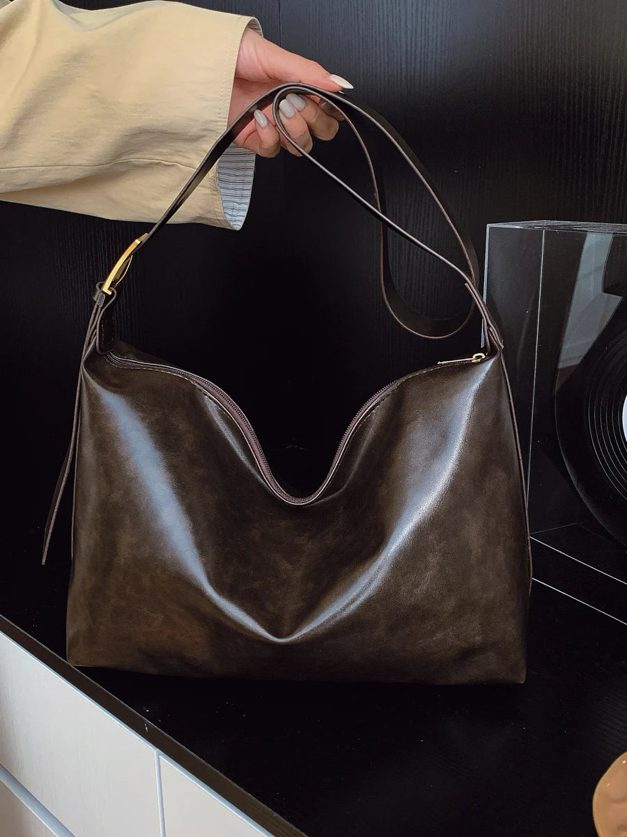 Crossbody Bags for Women Large Capacity Simple Design Handbags Solid Shoulder Bags Female Casual Travel Shopping Commuting Totes