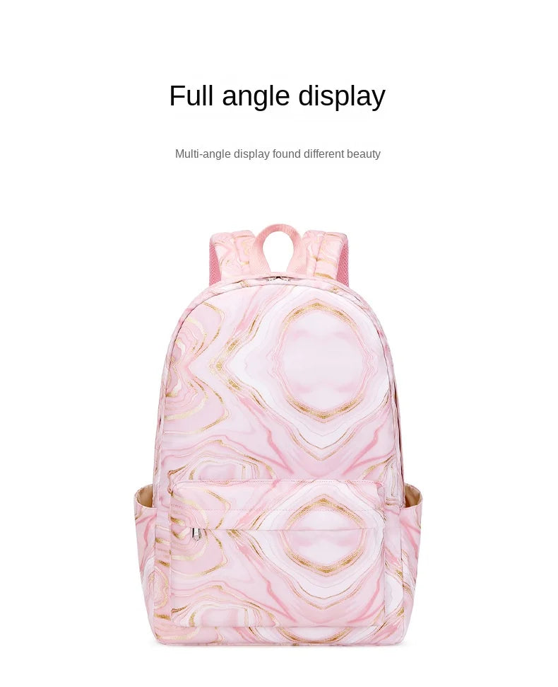 School Bags for Teenagers Girls Schoolbag Large Capacity Printing School Students Backpack Set Lunch bag Kids Cute Book Bags