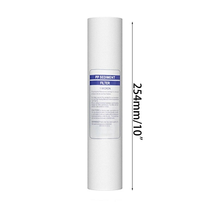 10 PCS Universal Water Filter PP Cotton Filter Cartridge Sediment Water Filters Polypropylene Material for Kitchen A0NC