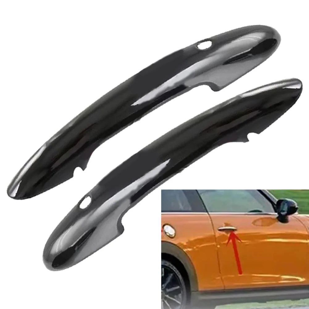 2 Pcs Car Glossy Black Door Handle Cover Exterior Parts For MINI For COOPER F54 F55 F56 F57 F60 For Both Left Right Hand Drive