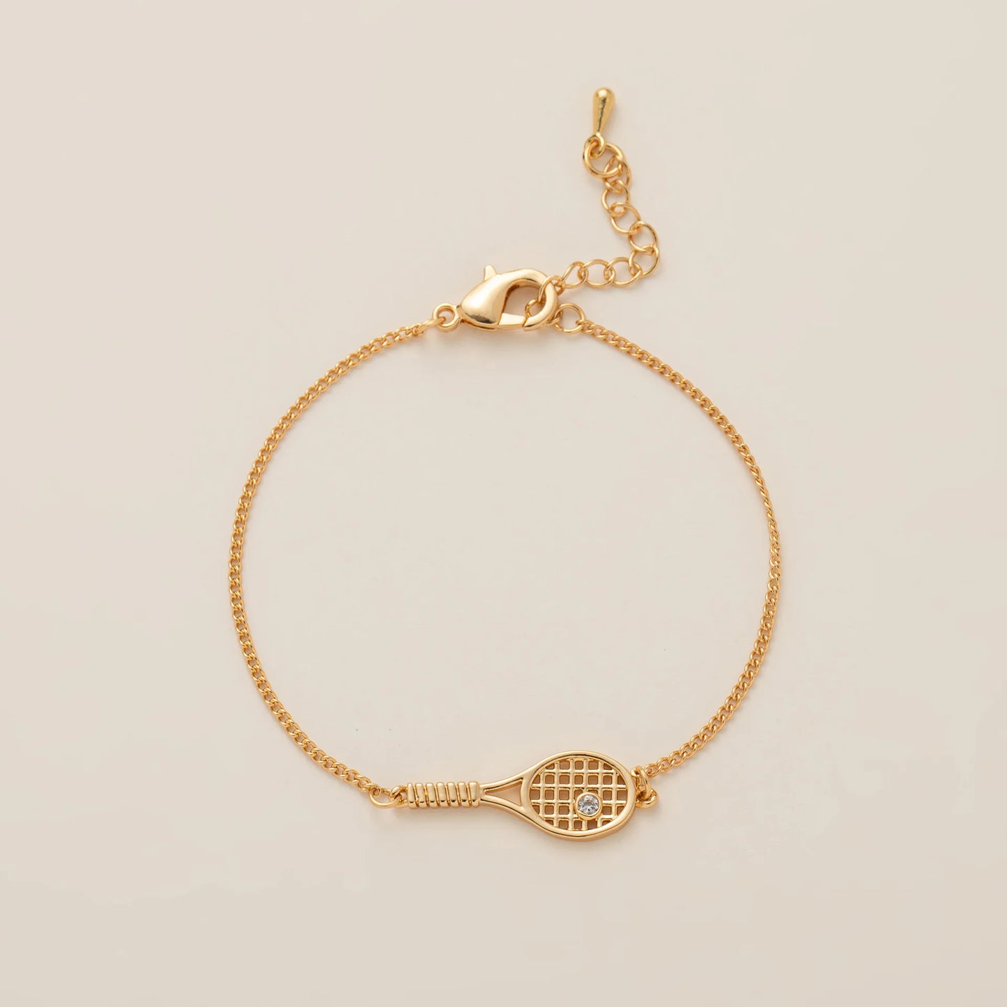 Tennis Racket Necklace Minimalist Alloy Pendant Sporty Chic Choker Adjustable Chain Athleisure Jewelry Gift for Her