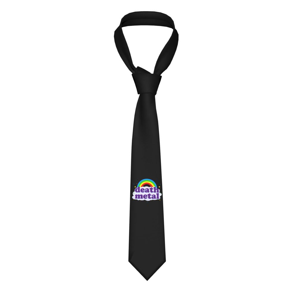 Slipknots Neckties Men's Customized Silk Heavy Metal Rock Music Gift Neck Tie for Office