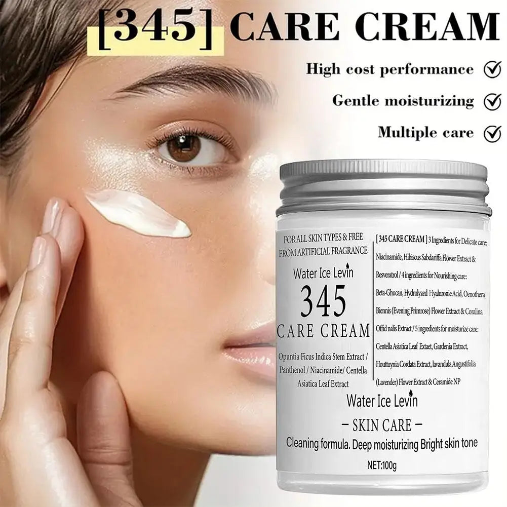 100g 345 Antioxidant Moisturizing Cream Hydrating Anti Aging Brightening Non Greasy Lightweight For All Sensitive Skin Care