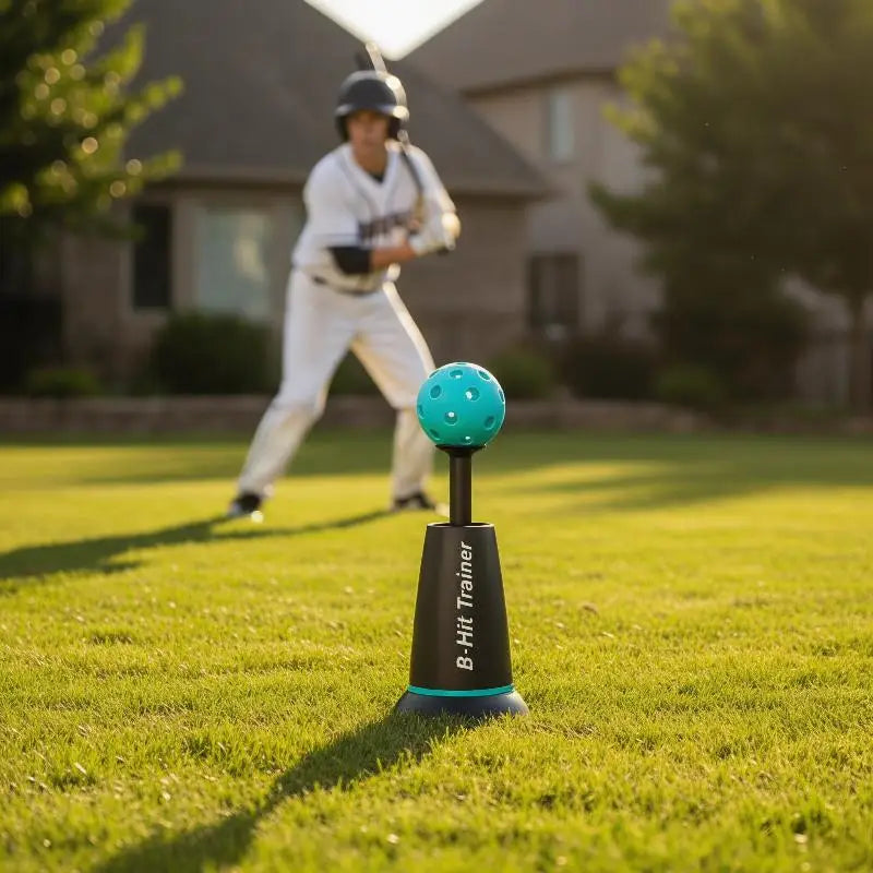 Baseball Batting Hitting Trainer Heavy Stable Base Solo Training Aid for Beginner Players Skill Practice Home Backyard Use