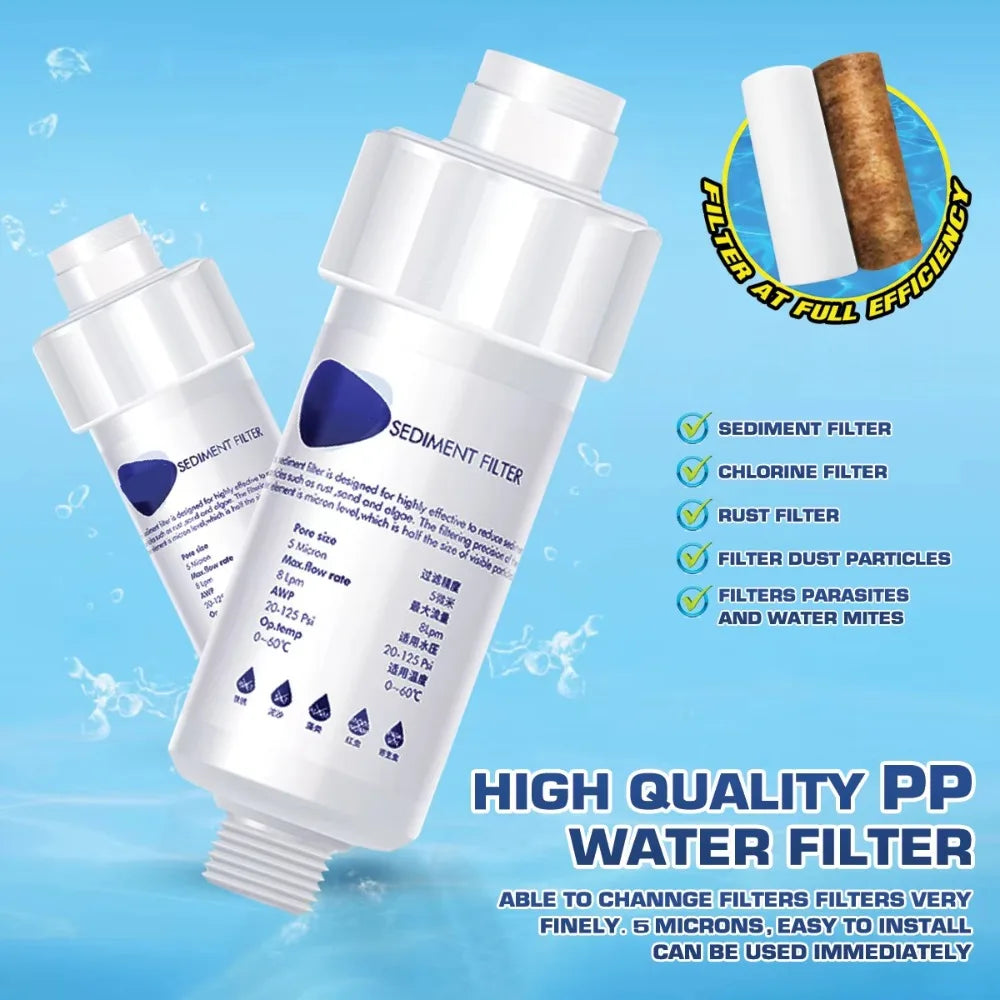 Shower Water Filter Environmentally Water Quality Pre-chlorine Removal Filter Under Sink Bathroom Accessories