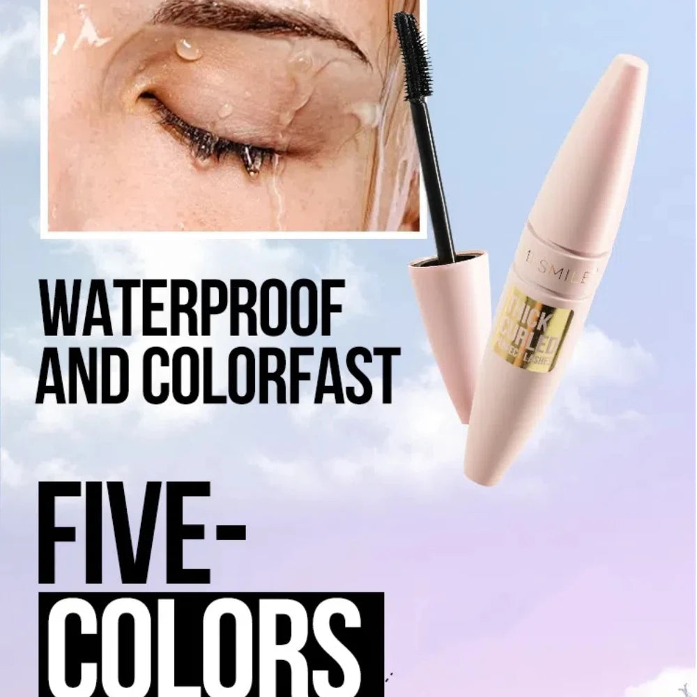 Colorful Mascara Thick Curl Waterproof Natural Eyelash Lengthens Long Lasting Quickly Dry Blue Brown Black Mascara Eye Makeup