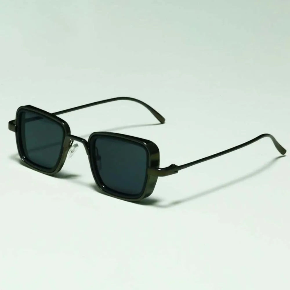 Lightweight Retro Square Sunnies Gradient Sunshade Eyewear Unisex Polarizing Lens Sunglasses Alloy Indian Style Anti-UV Glasses