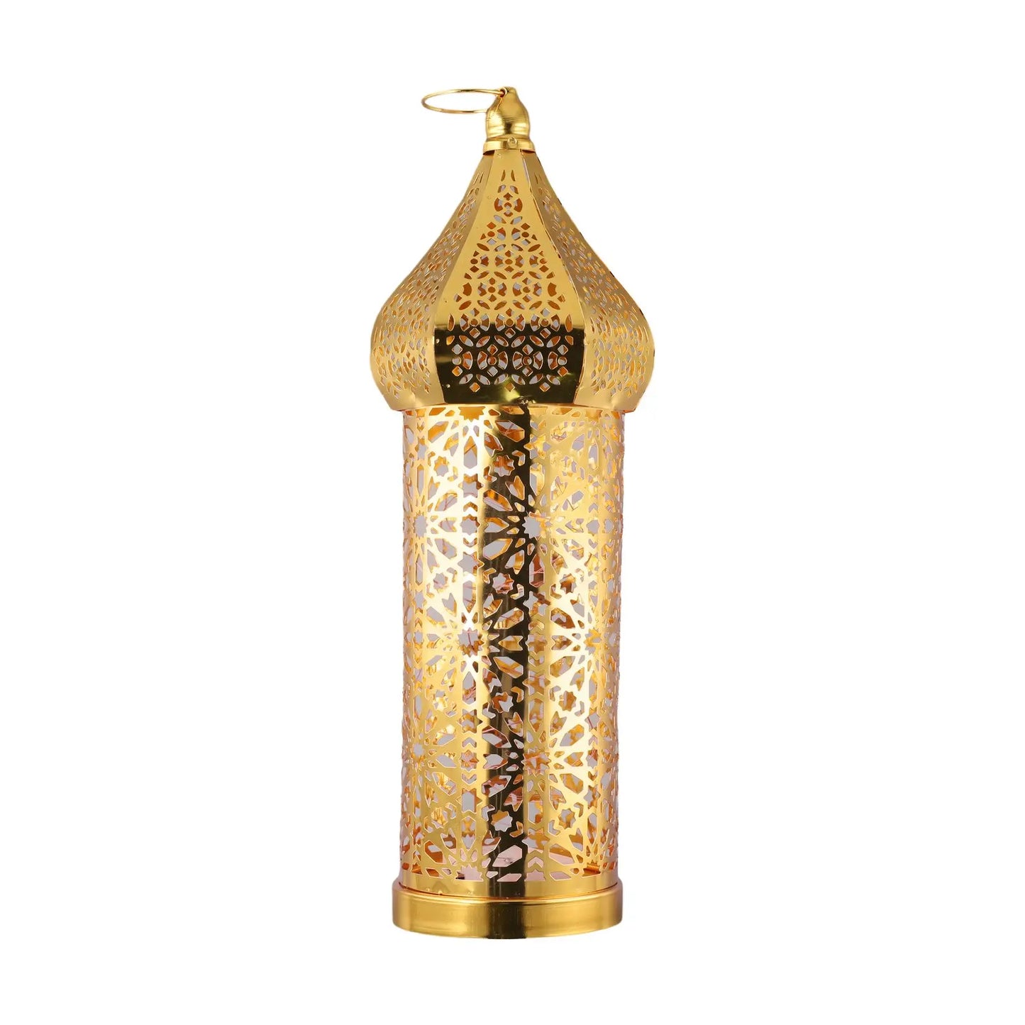 Home Décor Iron Ornaments Golden Hollow Light Ornaments Moroccan Ramadan Ron Lanter Table Decoration Widely Used Home Decoration
