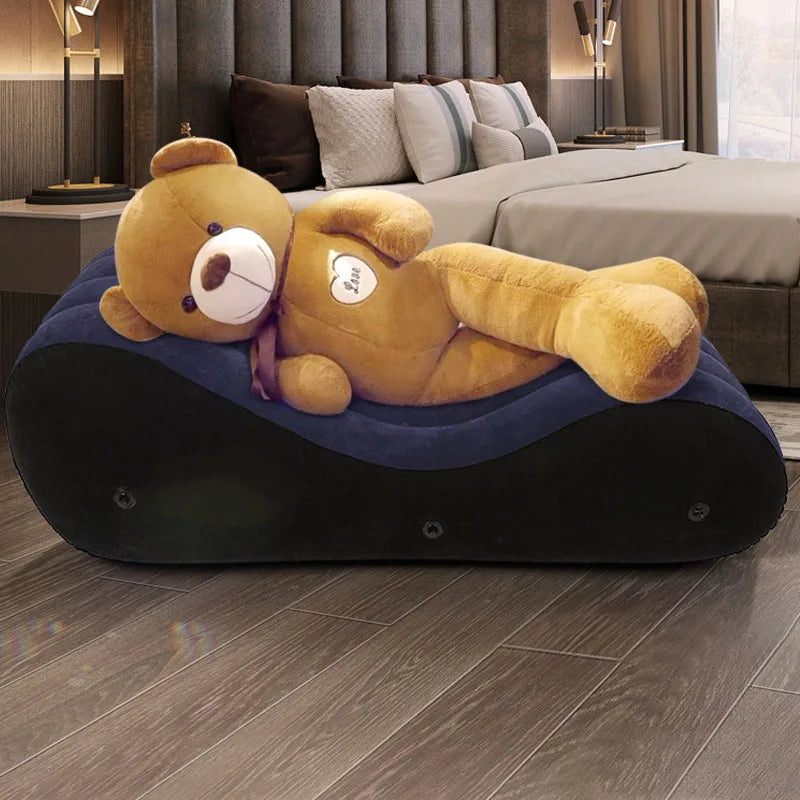 Portable Inflatable Sofa Bed S-shaped Love Position Labor-saving Sitting Wedge Husband Wife Pillow Better Love Life Furniture