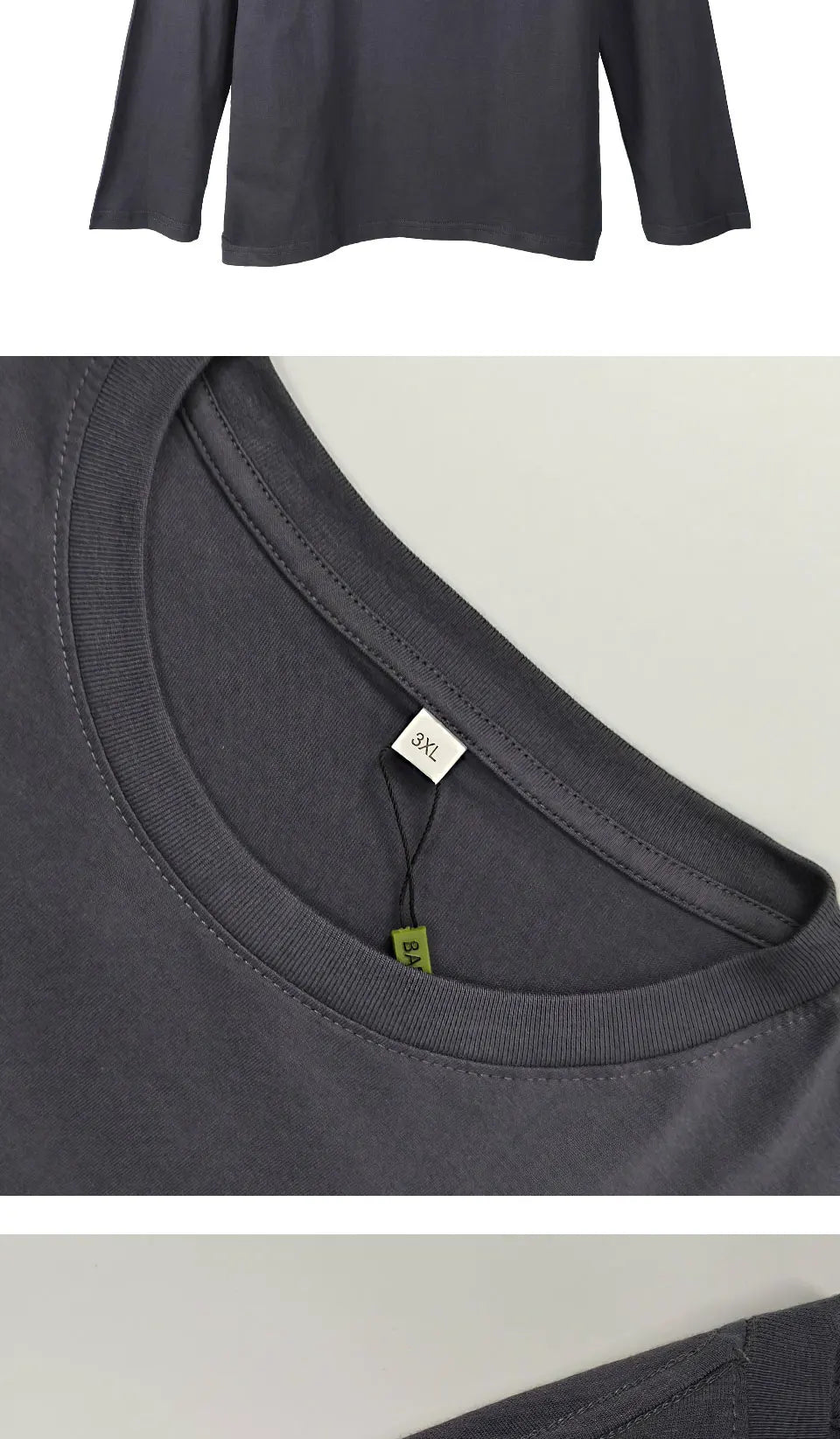 Men 100%Cotton Long Sleeve T shirt For Men Casual Embroidery Mens T-shirts High Quality Male Tops Classic Clothes Men's T-shirts
