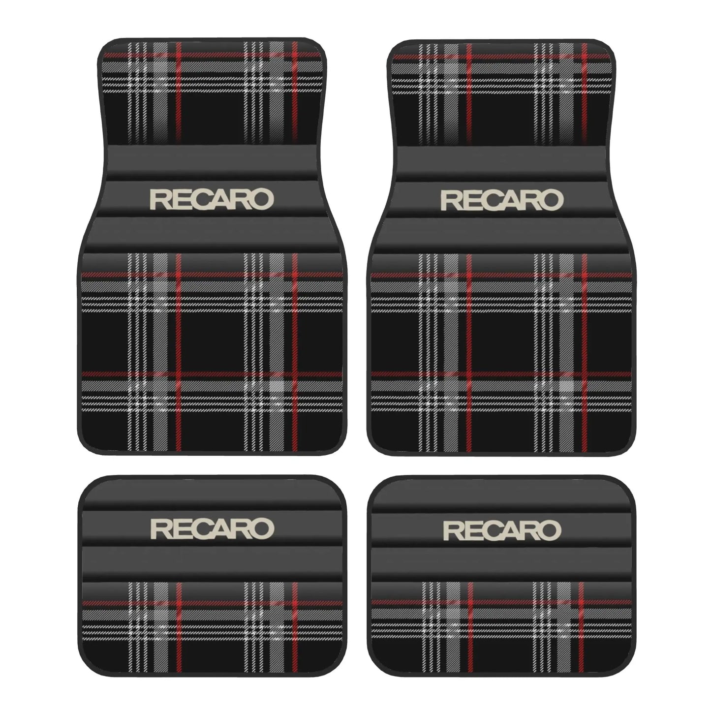 Crystal Velvet Car Floor Mats 4 Pcs Non-Slip Carpets Rugs Recaros  Universal Car Front Rear Carpets Foot Mats