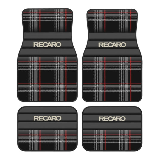 Crystal Velvet Car Floor Mats 4 Pcs Non-Slip Carpets Rugs Recaros  Universal Car Front Rear Carpets Foot Mats