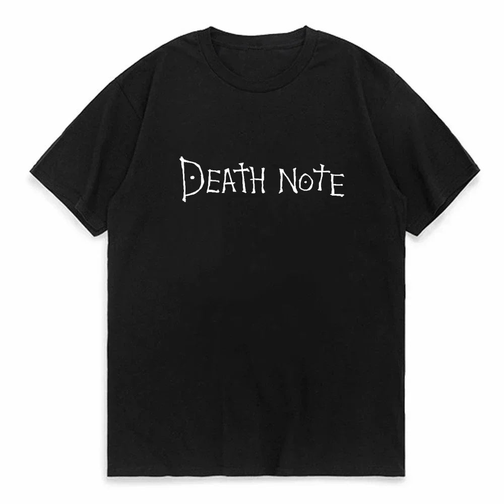 Men Kawaii Cartoon Summer Tops Misa Amane Graphic Tees Japanese Anime T-shirt Death Note T Shirt  Harajuku Unisex Pop Y2k Tshirt