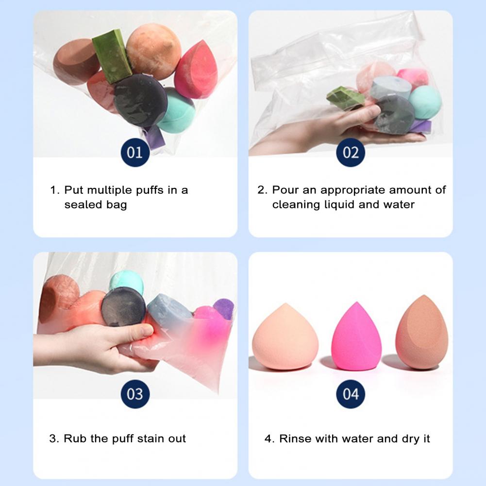 Makeup Tool Cleaner Makeup Brush Solution Efficient Makeup Brush Cleaner Puff Cleaner Beauty Eggs Cleanser Washing Fluid 50/80ML
