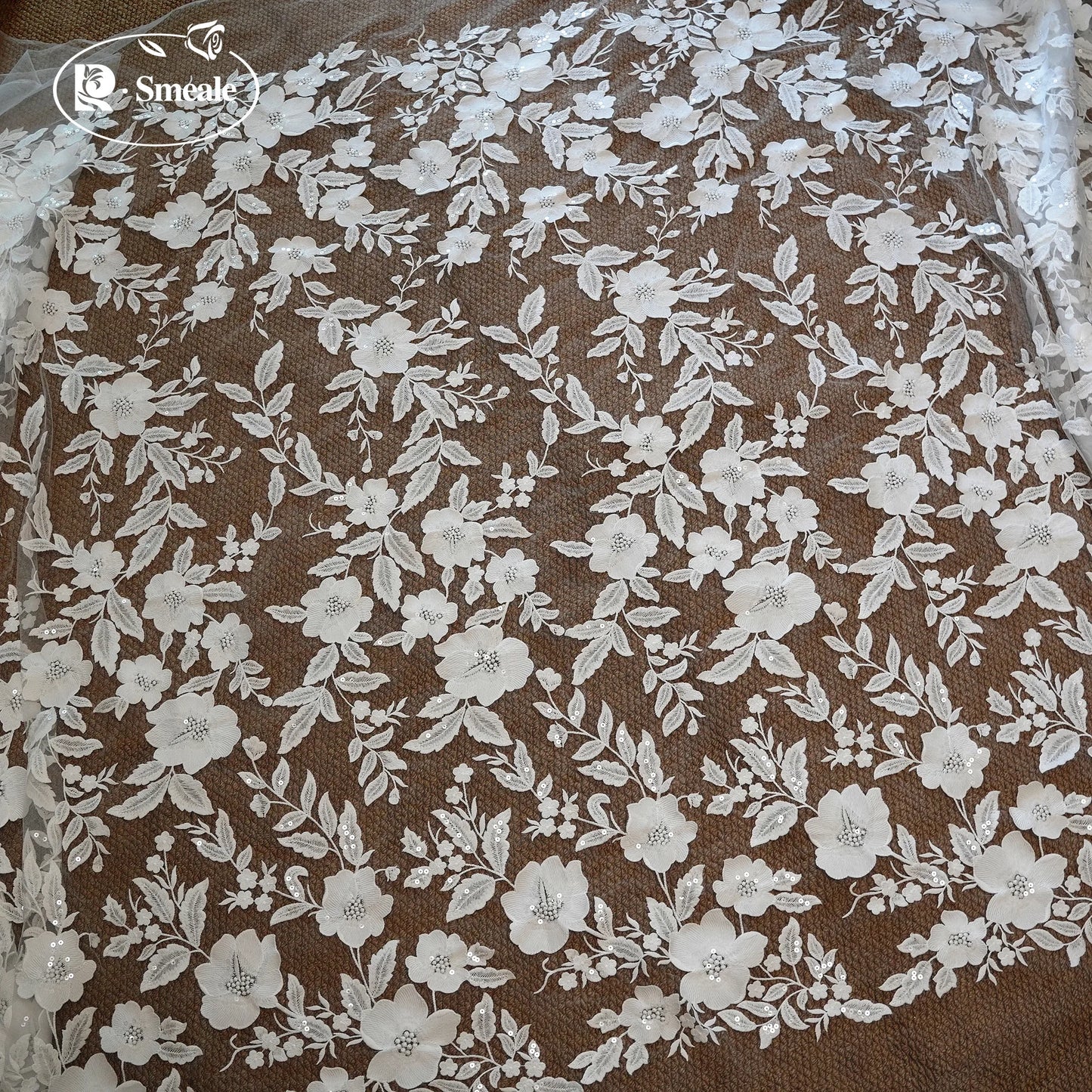 New Wedding Dress Headwear, Embroidered Sequins, Flower Cheongsam, Wedding Dress Tablecloth, Handmade DIY Accessories Decoration