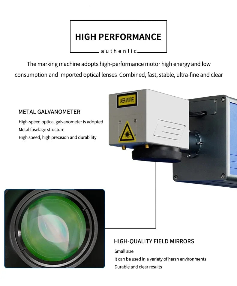 China Manufacturer Separate Type Co2 Lasermarking Machine 30w 50w Desktop Split Co2 Laser Marking Machine Price