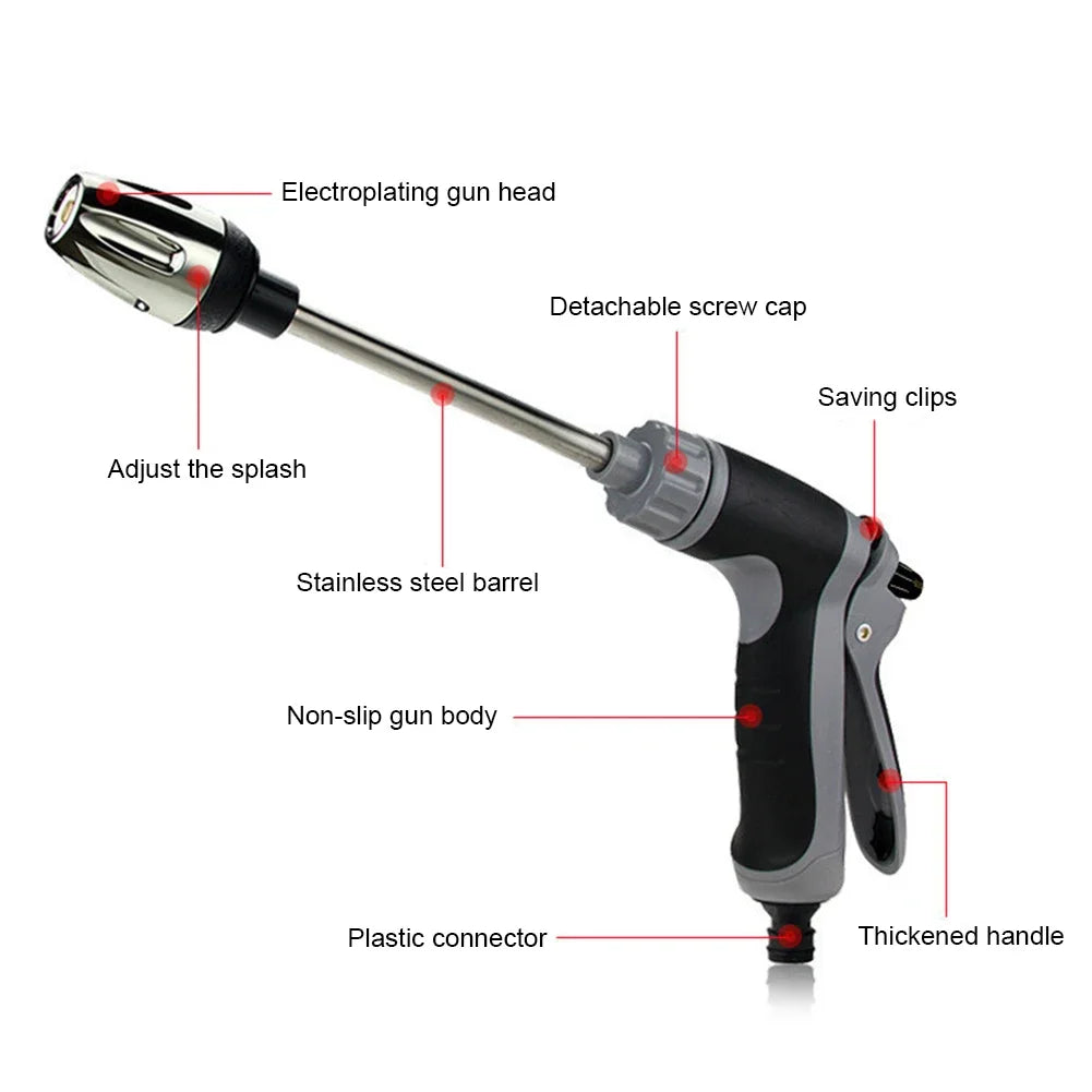 High Pressure Washer Power Washer Gun Water Nozzle for Washing Cars Watering Garden Cleaning