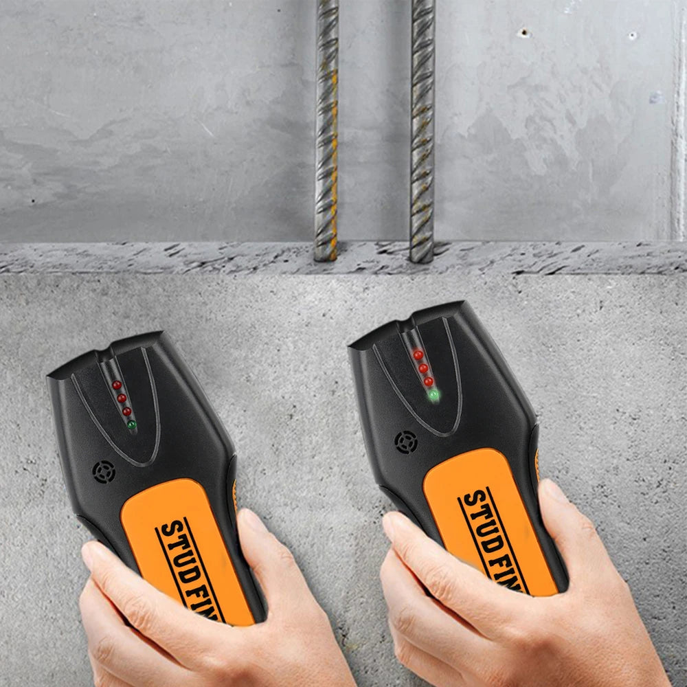 Metal Detectors Wall Hanging Scanner Find Wood Studs Metal AC Live Copper Wire Depth Sniffer Detector Wall Electrical Box Finder