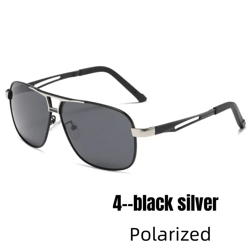 Trendy Square Polarized Photochromic Sunglasses Luxury Women Men Pilot Shades Sun Glasses Outdoor Anti-UV Driving Oculos De Sol