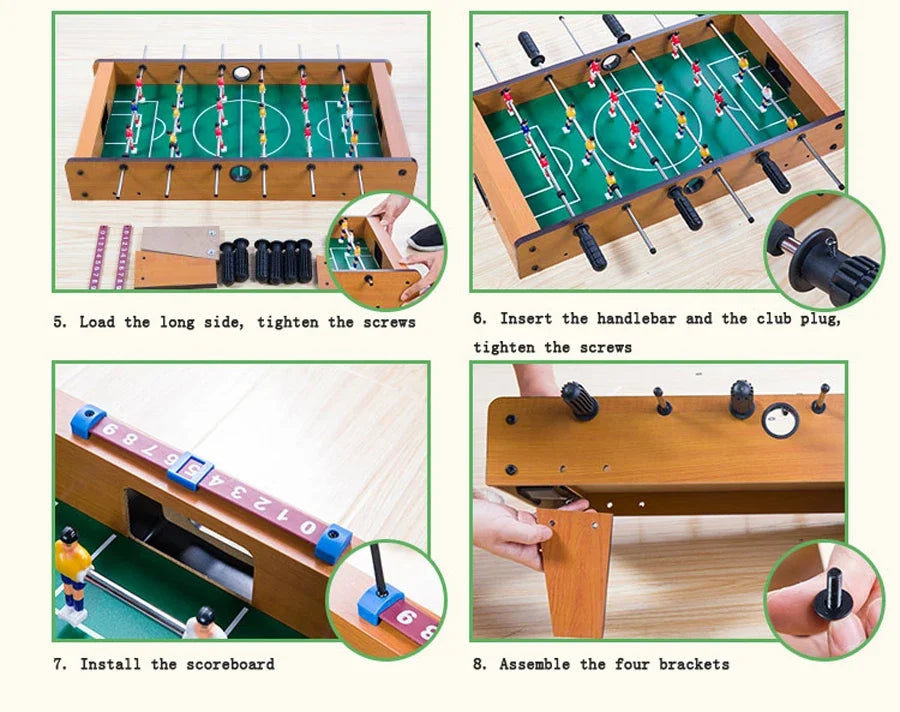 Football Table Games Foosball Table Soccer Tables Party Board Mini Balle Baby Foot Ball Desk Interaction Game Kid Player Gift
