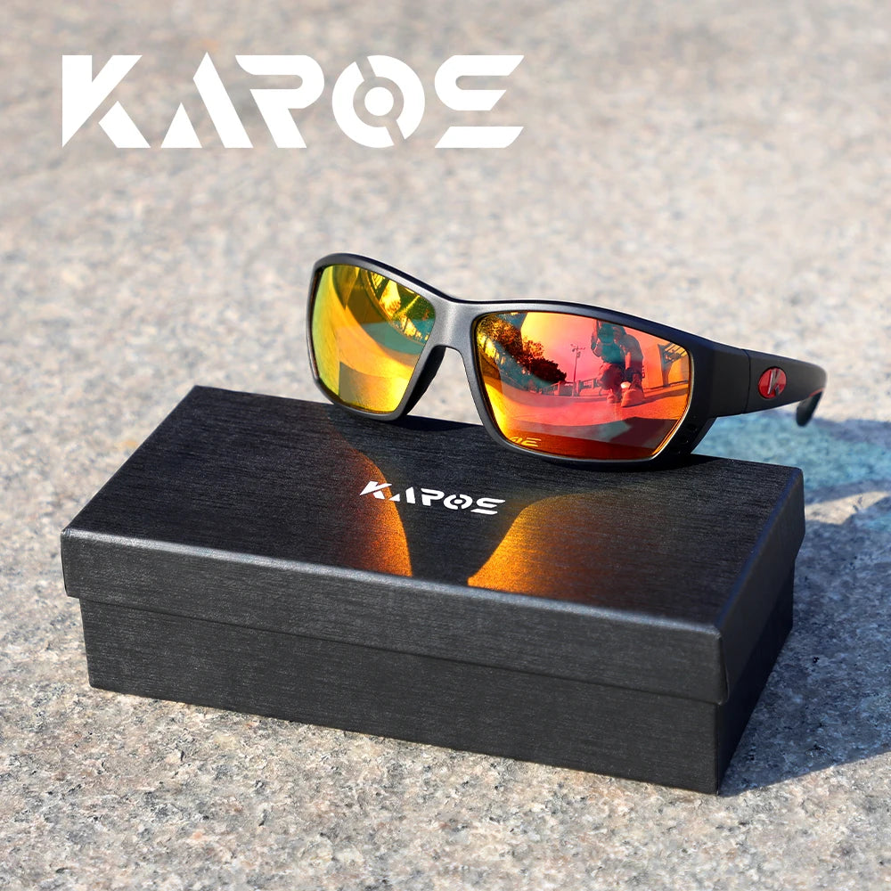 Polarized Sunglasses Men Comprehensive Protection Sun Glasses Comfortable Lightweight Frame Sport Eyeglasses for Driving Fishing