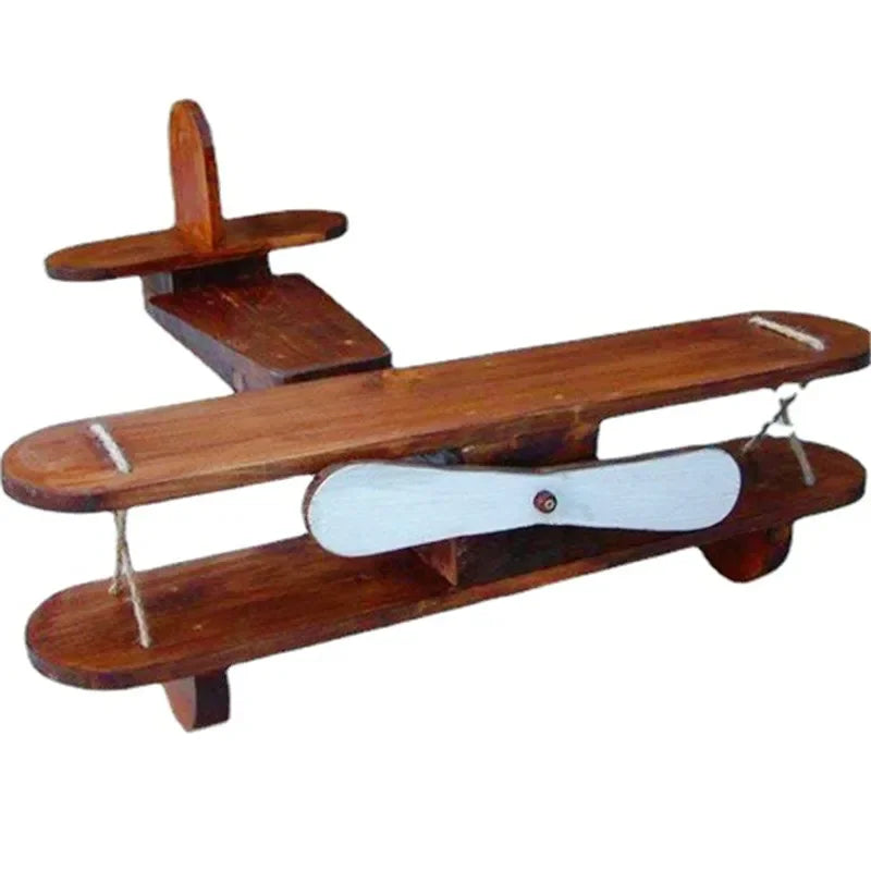 Baby Photography Props Posing Props Baby Shoot Accessori Wood Retro Plane New Born Baby Milestone Posing Hundred Day Photo Props