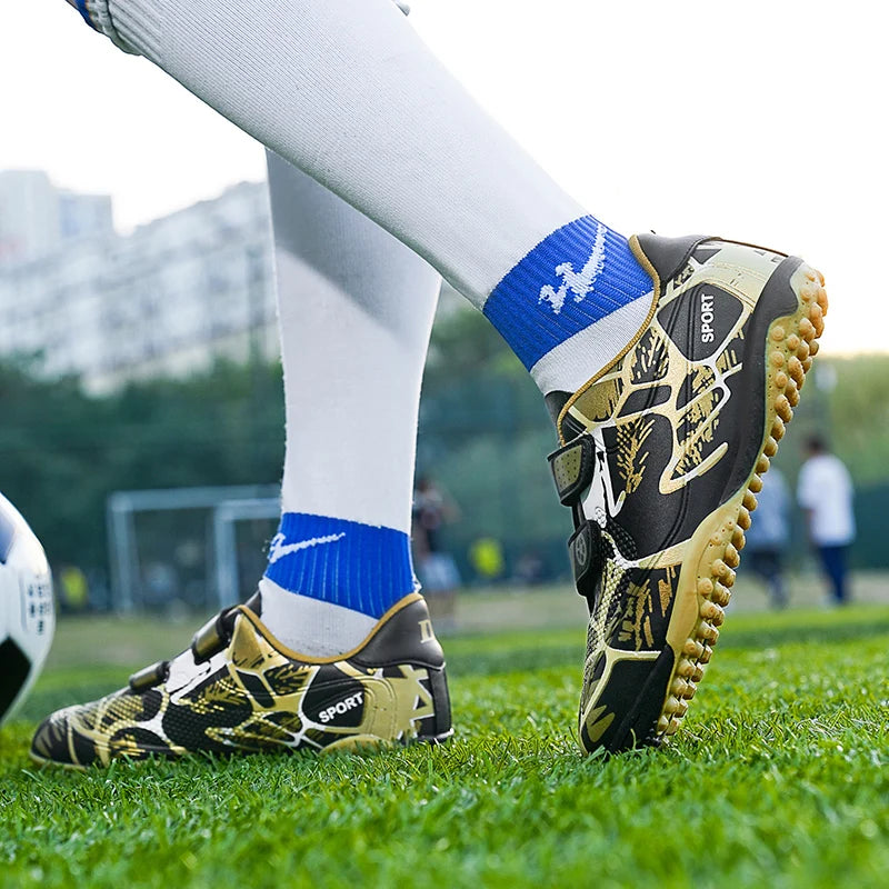 Kids Soccer Shoes FG/TF Football Boots Professional Cleats Grass Training Sport Footwear Boys Outdoor Futsal Soocer Boots 28-38