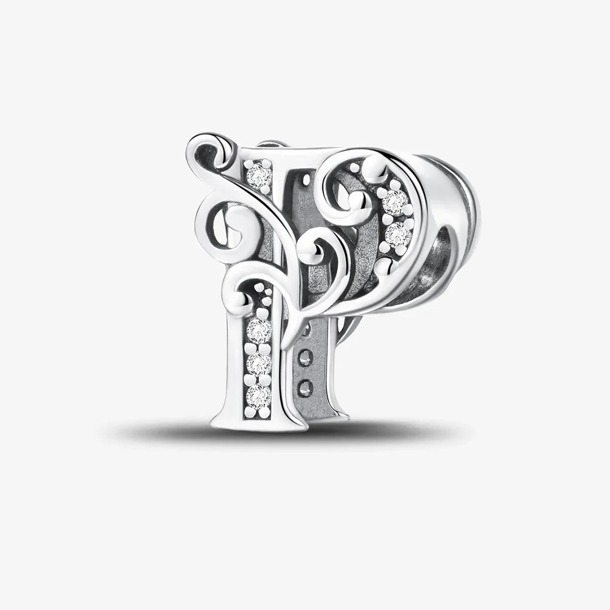 925 Sterling Silver English Letter Charms Beads Fit Original Pan DIY Bracelets Making Gift Of High Quality Fine Jewelry