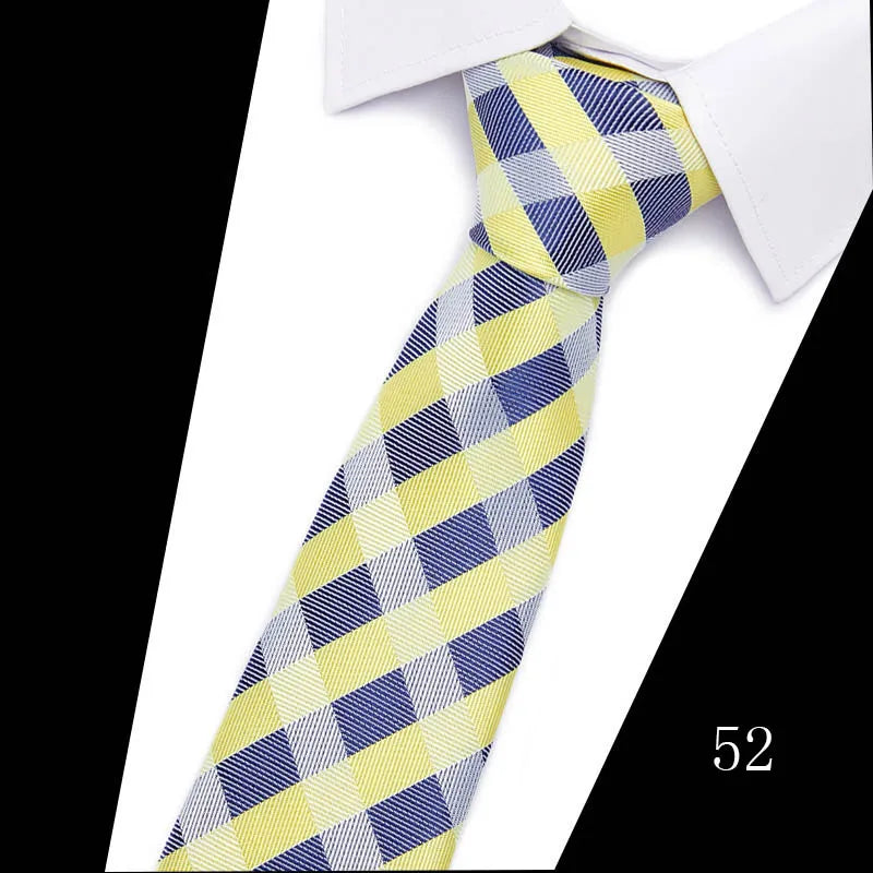 Hot Sale Necktie Man 7.5 cm Silk Tie Solid Color Gravatas Suit Accessories Fit Wedding Holiday Party