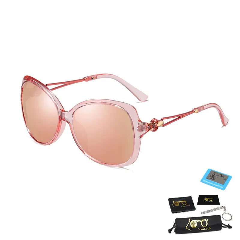 Women Polarized Sunglasses Big Frame Sun Glasses Polaryzacyjne Luxury Female Sunglass for Driving Shadows Anti UV