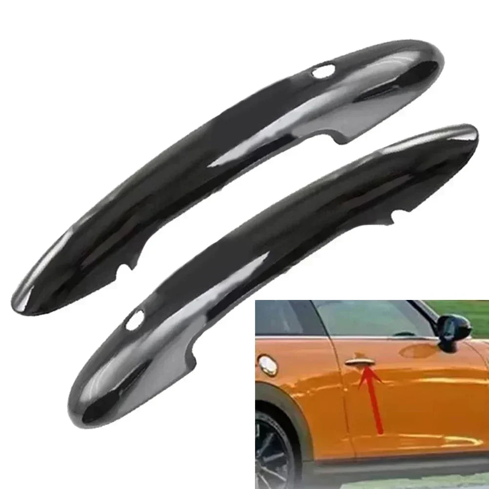 2 Pcs Car Glossy Black Door Handle Cover Exterior Parts For MINI For COOPER F54 F55 F56 F57 F60 For Both Left Right Hand Drive