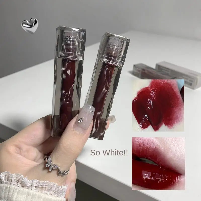 Moisturizing Mirror Lip Glaze Waterproof Sweatproof Long Lasting Lip Gloss Non-stick Cup Easy To Apply Liquid Lipstick Cosmetics