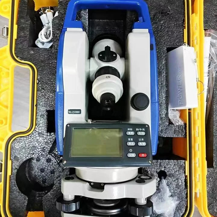 Distance Measurement High Accuracy 2"Digital Electronic Total Station Laser Theodolite Surveying Instrument With Optical Plummet
