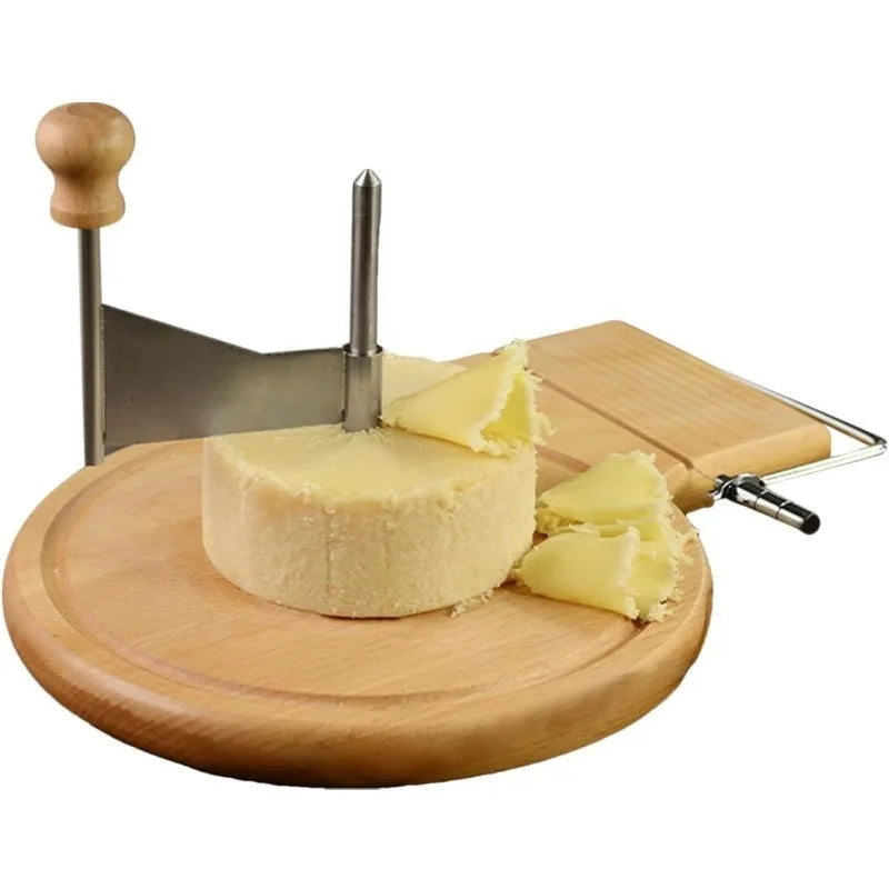 Cheese Curler with Stainless Steel Cheese Slicer Rust-Proof Wheel Cutter Heavy Duty Cheese Shaver Tools