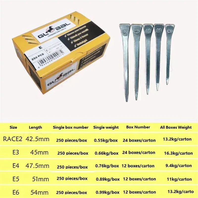 Horse Shoe Nails Horse Training Equestrian Harness Repair Hoof Nails Palm Horse Riding Supplies Equestrian Equipments