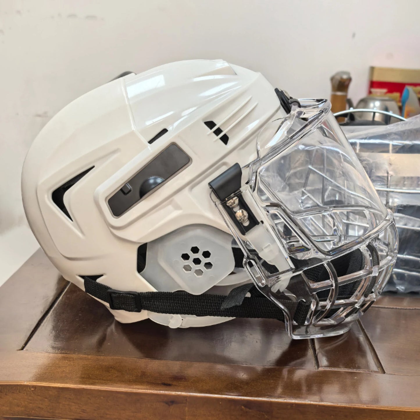 Ice Hockey Helmet Full Shield Visor Replacement Breathable Practical Durability Professional Easy to Install Accessory Anti Fog