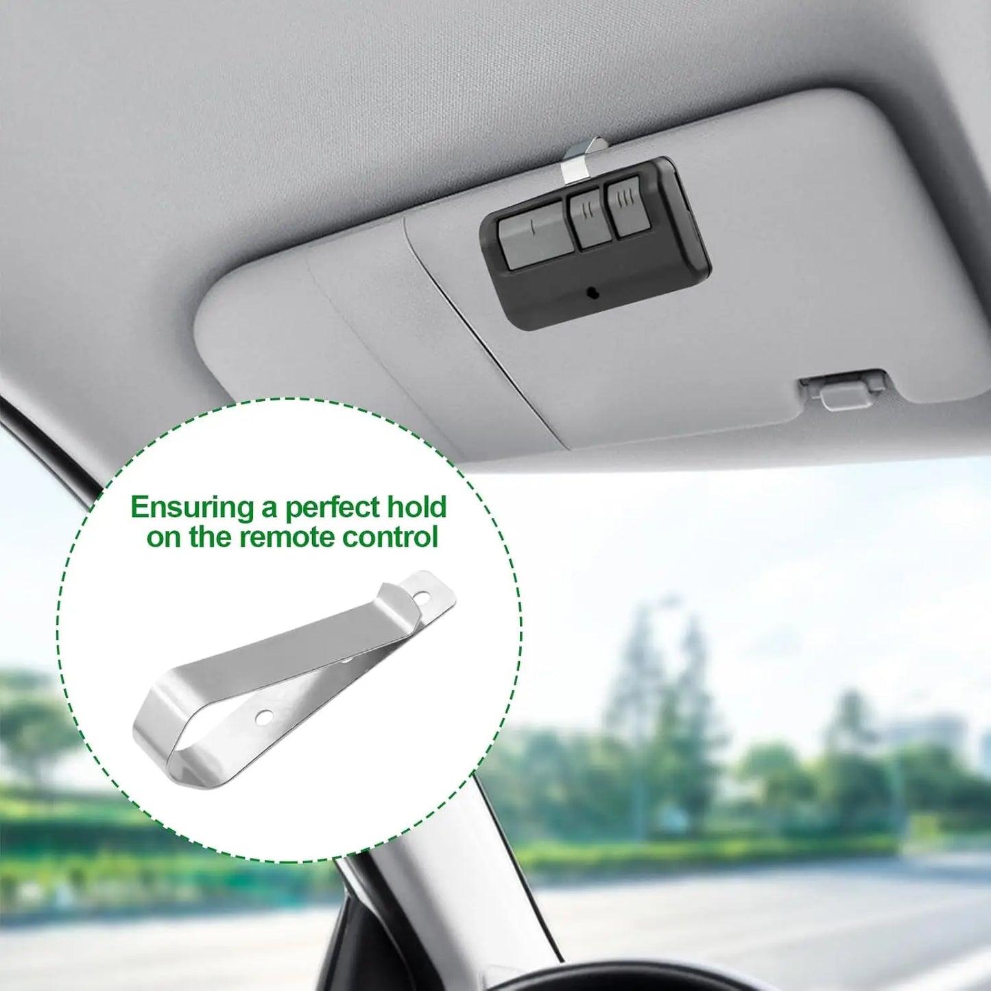 Garage Door Remote Control Holder Easy to install Remote Control Opener Replacement Accessories