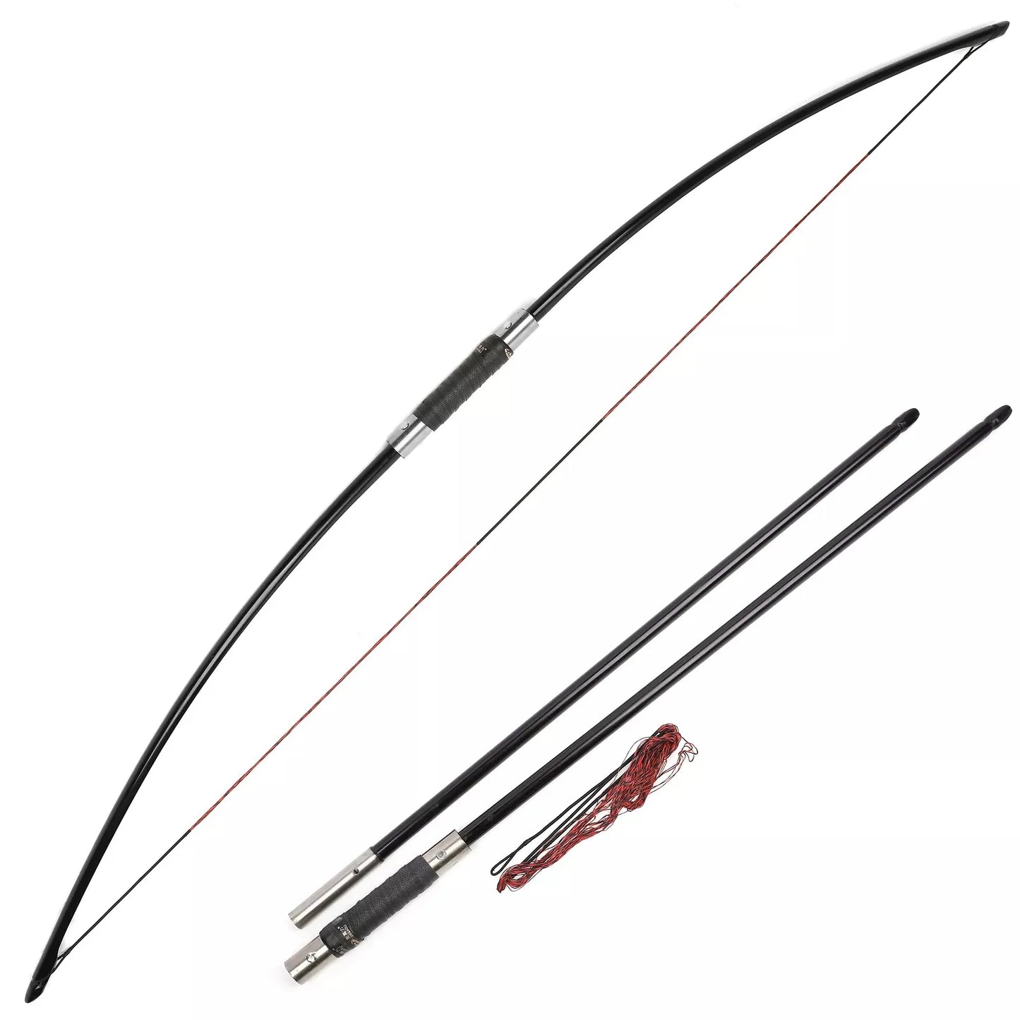 67'' 20-80IbsTakedown English Longbow Traditional Bow Archery Hunting Shooting