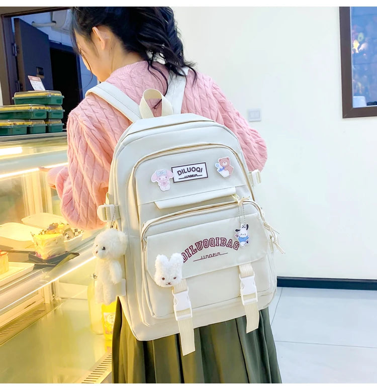 Backpacks Tuition Bag Pencil Case Crossbody Bag High Capacity School Bags 2024 Hot Sale for Girls and Boys Mochilas Escolares