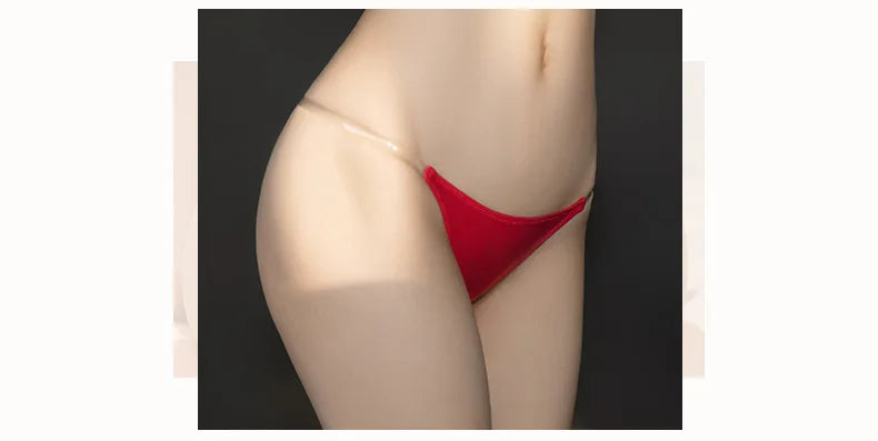 Sexy Erotic Transparent Thong Panties Thin Elastic Low Waisted Women's Underwear Allure G-String Shiny Lingerie Ladies Thongs