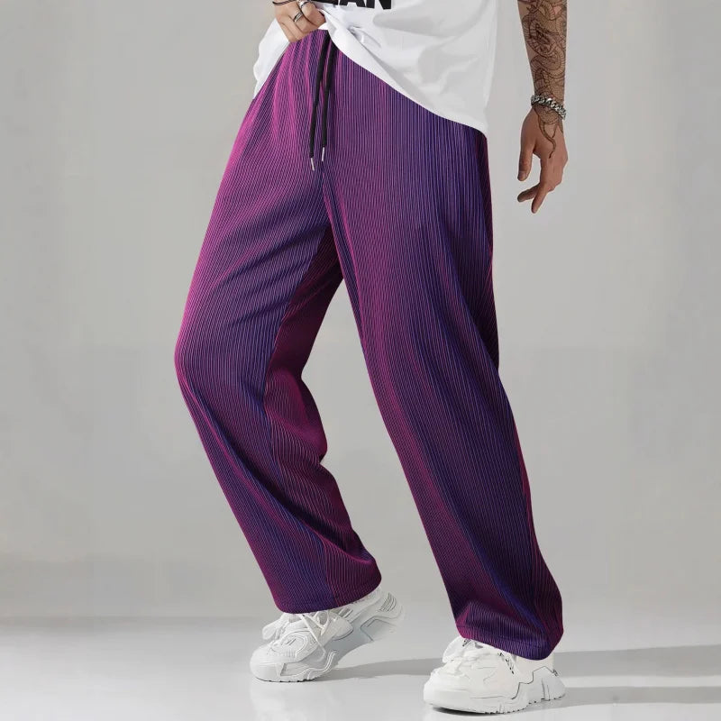 Autumn European and American Style Casual Pants for Men, Wrinkle-Resistant, Non-Iron, Breathable, Stretchy, Dirt-Resistant, Stra
