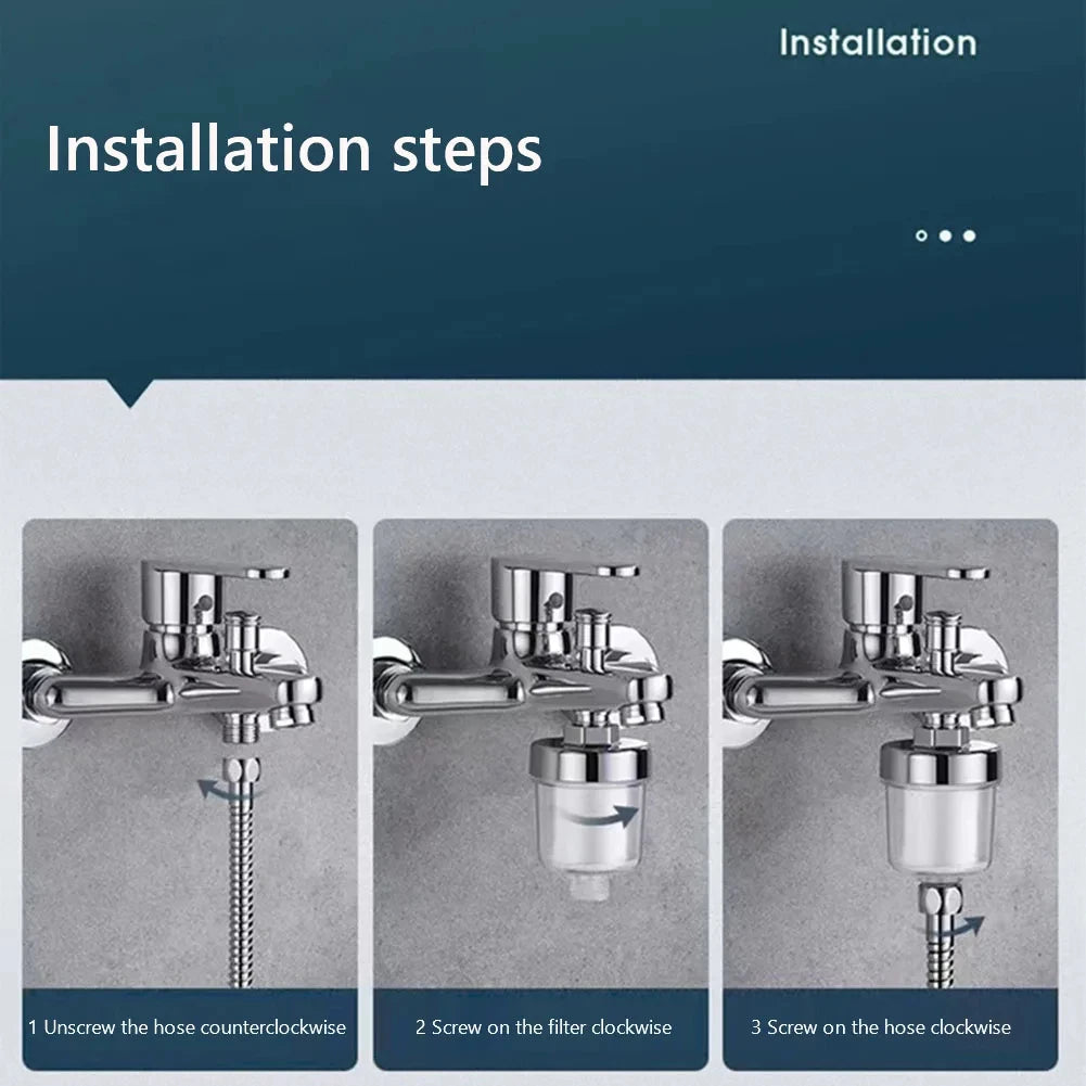 Universal Water Purifier Faucet Filter for Kitchen Bathroom Shower Washing Machine Household Water Filter High Density PP Cotton