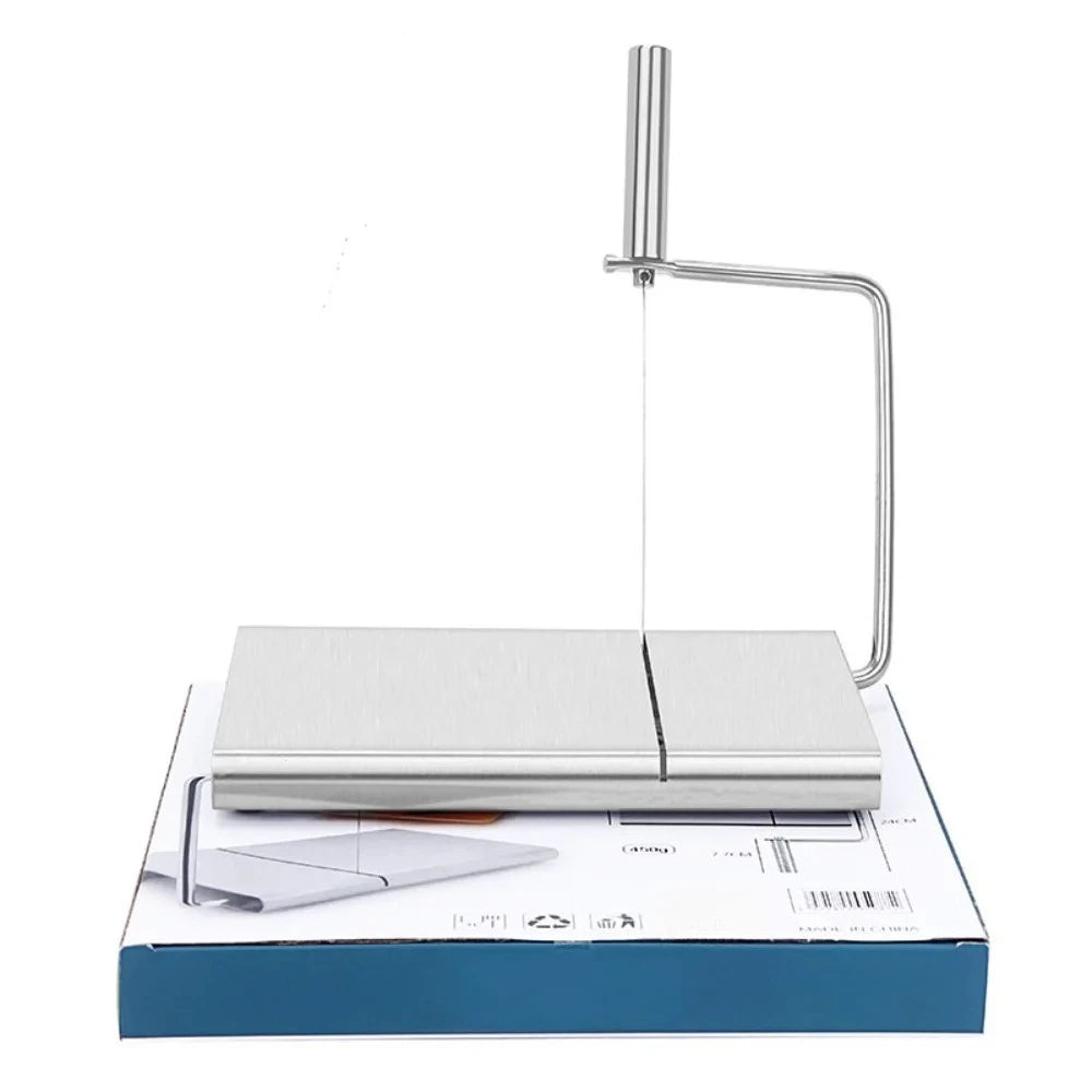 Stainless Steel Multifunctional Cheese Slicer with Scale Sausage Ham Cheese Cutter Butter Slicer Household Accessories