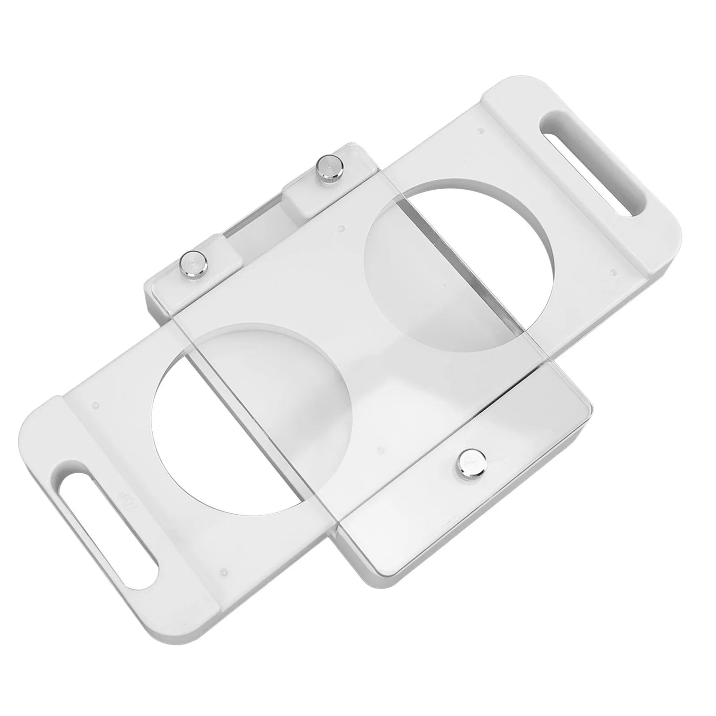 Hamburger Press Patty Maker Hamburger Pressing Mould Maker Tool 2 Holes for Sausage Filler Meat Grinder Burger Press Maker